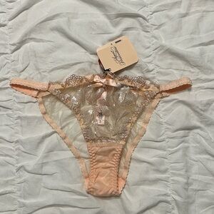 Agent Provocateur Sparkle brief nude size 2 small